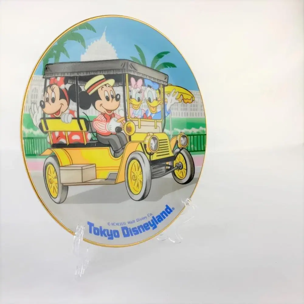 TOKYO DISNEYLAND 도쿄디즈니랜드 미키친구들 장식접시 A384