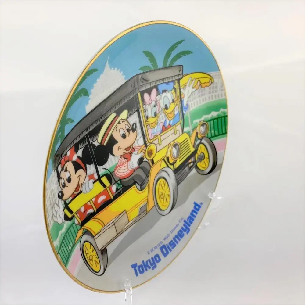 TOKYO DISNEYLAND 도쿄디즈니랜드 미키친구들 장식접시 A384