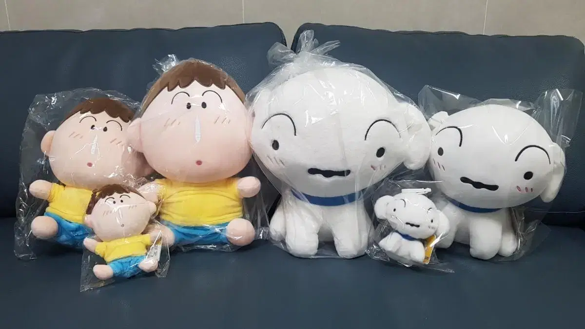 맹구 흰둥이 인형 (짱구는못말려)