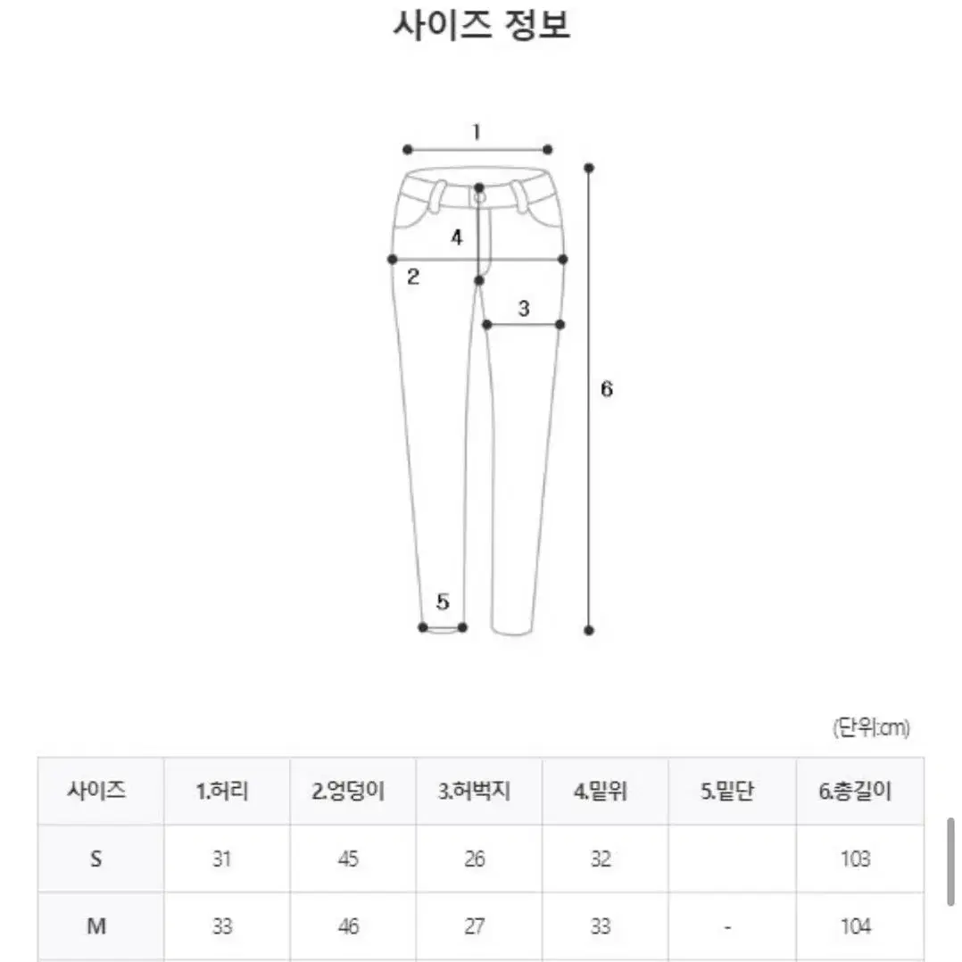 부츠컷 포인트 데님