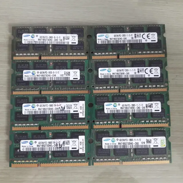 삼성 노트북램 DDR3 4G 메모리 개당 1만