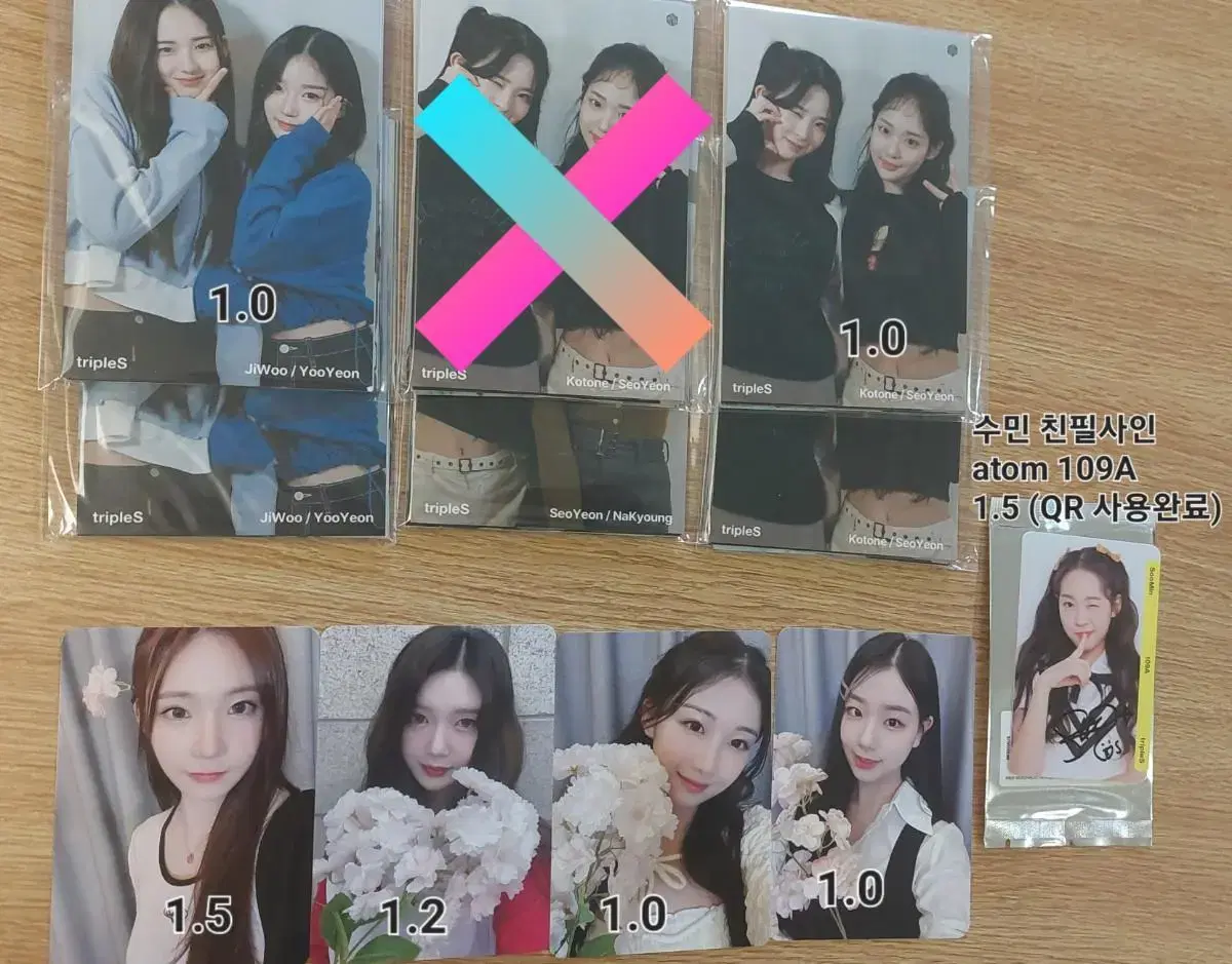 (WTS) triples fansign/luckydraw/cafe MD transfer