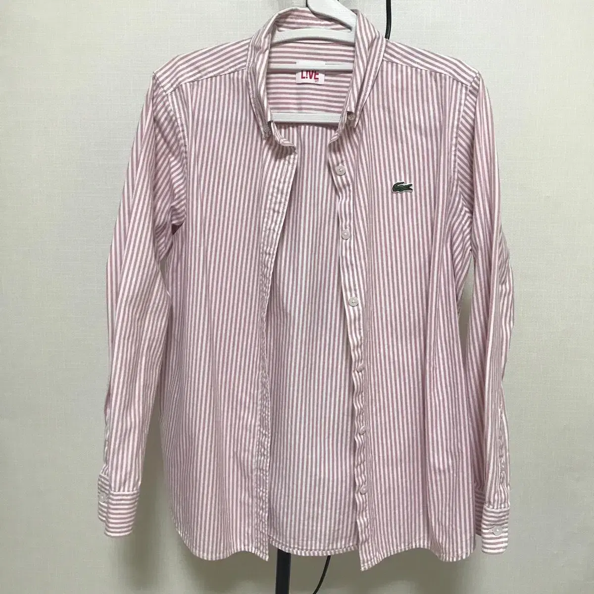 Lacoste Women's Striped Shirt Size 37