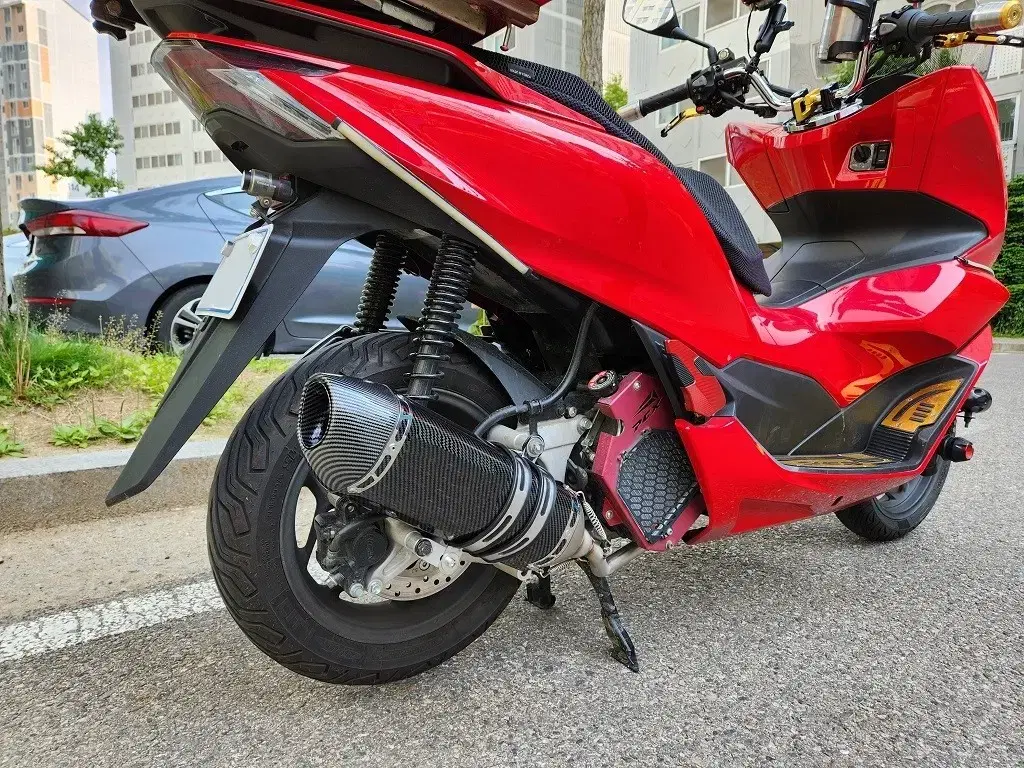 pcx nmax 다운타운 125 튜닝 머플러