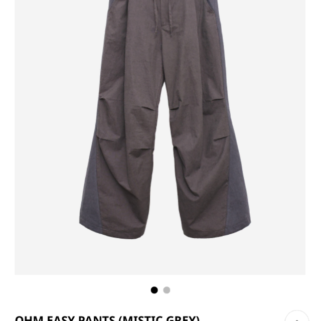 999휴머니티 OHM easy pants(mistic grey)