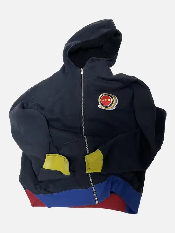 marni colorblock zip-up