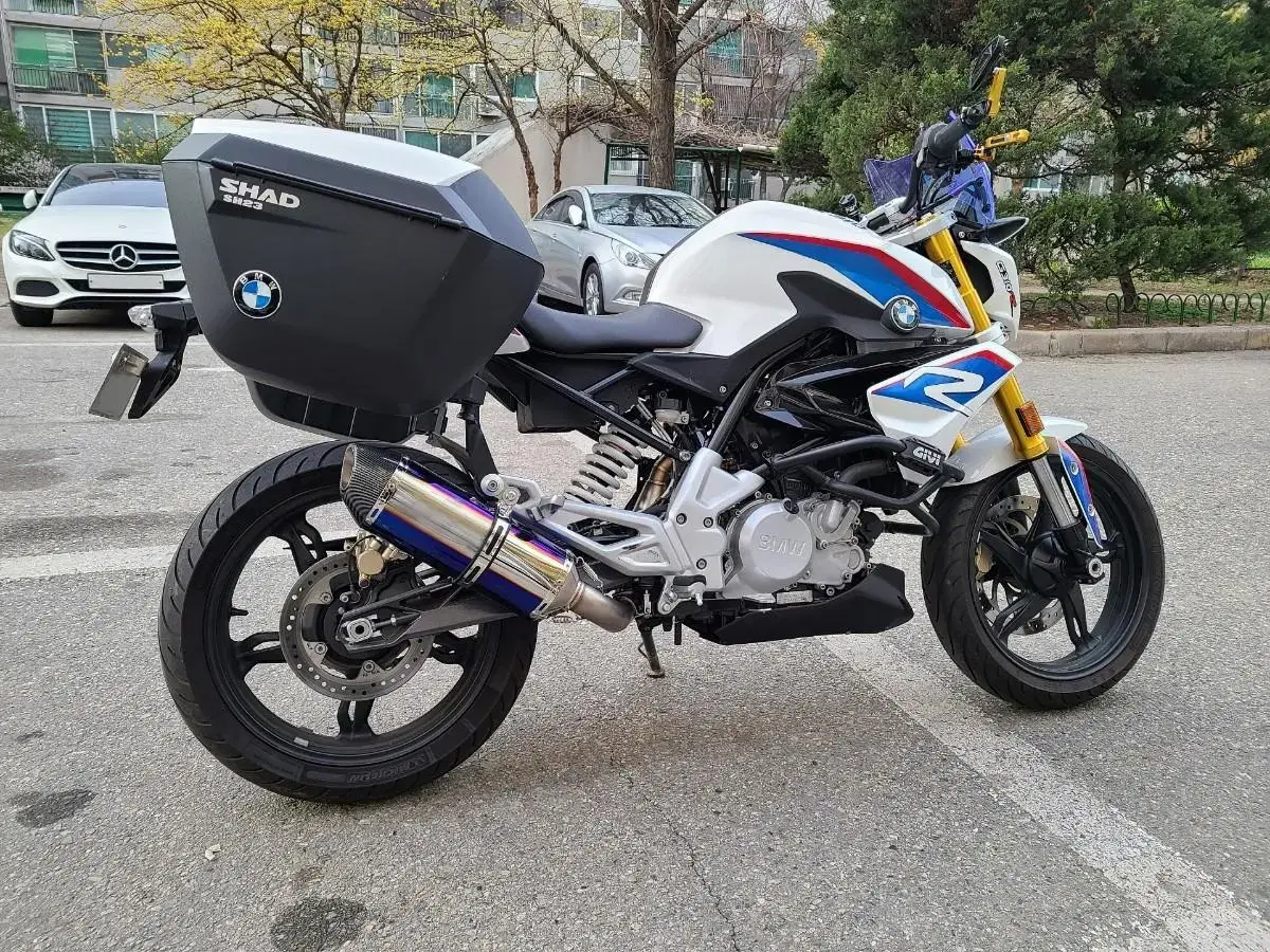 G310R G310GS c400x c400gt MT07 튜닝 머플러