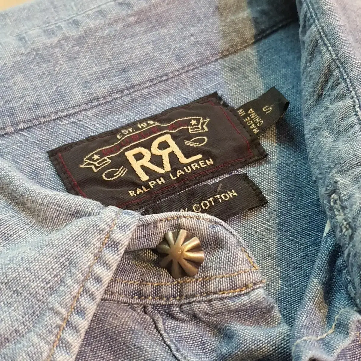 RRL 콘쵸 웨스턴 셔츠 S