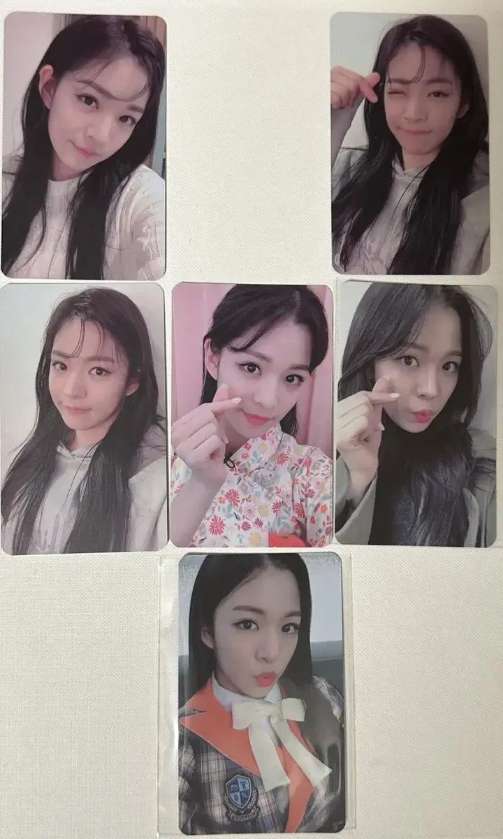 Fromis 9 lee chaeyoung Two Hearts Today Promise Photo Card