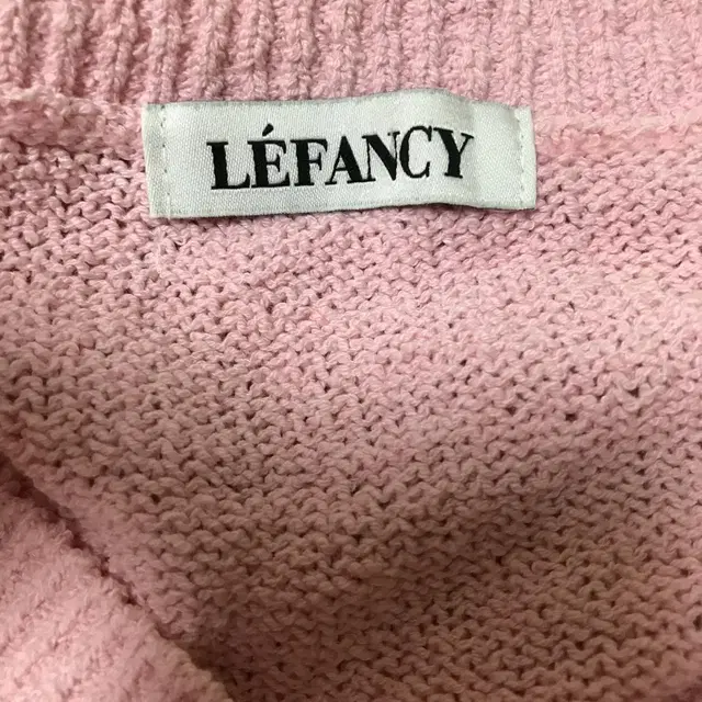 새)LEFANCY 딸기우유 크롭 가디건