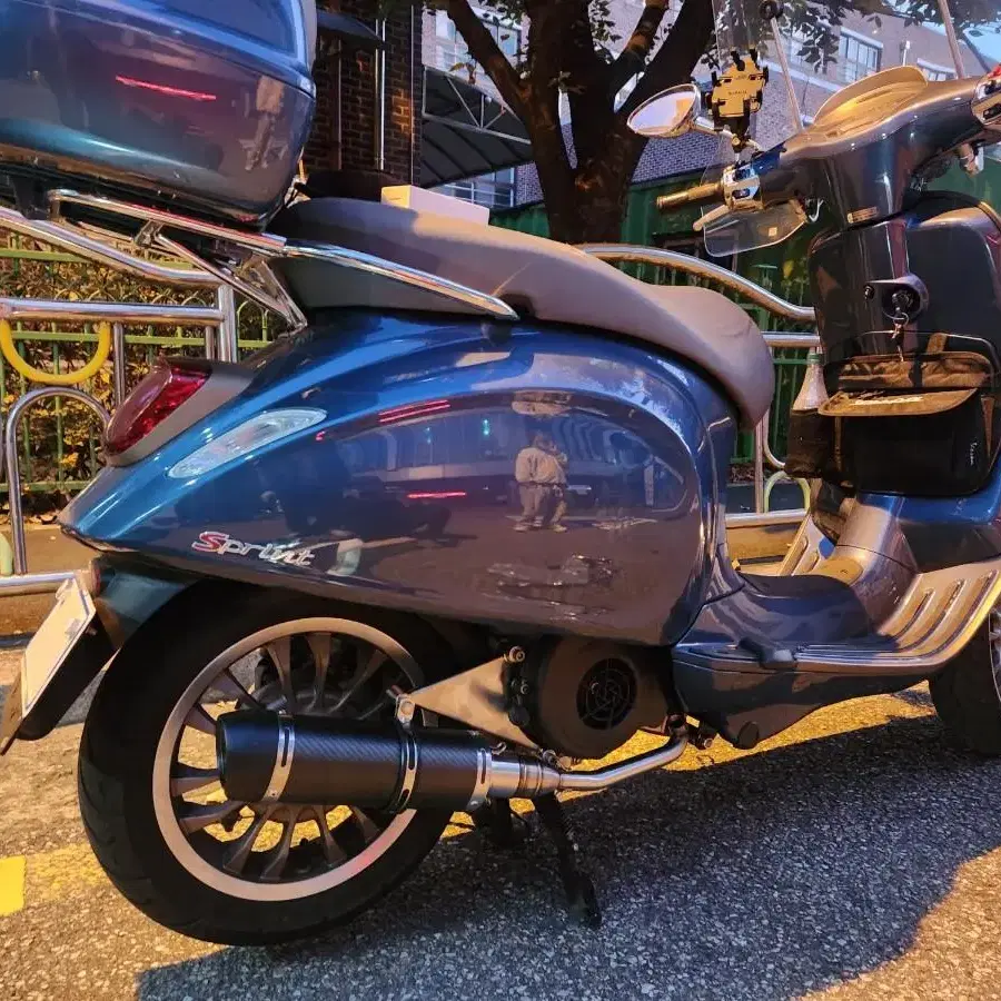 베스파 Vespa 125 gts300 튜닝 머플러