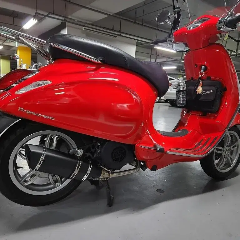 베스파 Vespa 125 gts300 튜닝 머플러