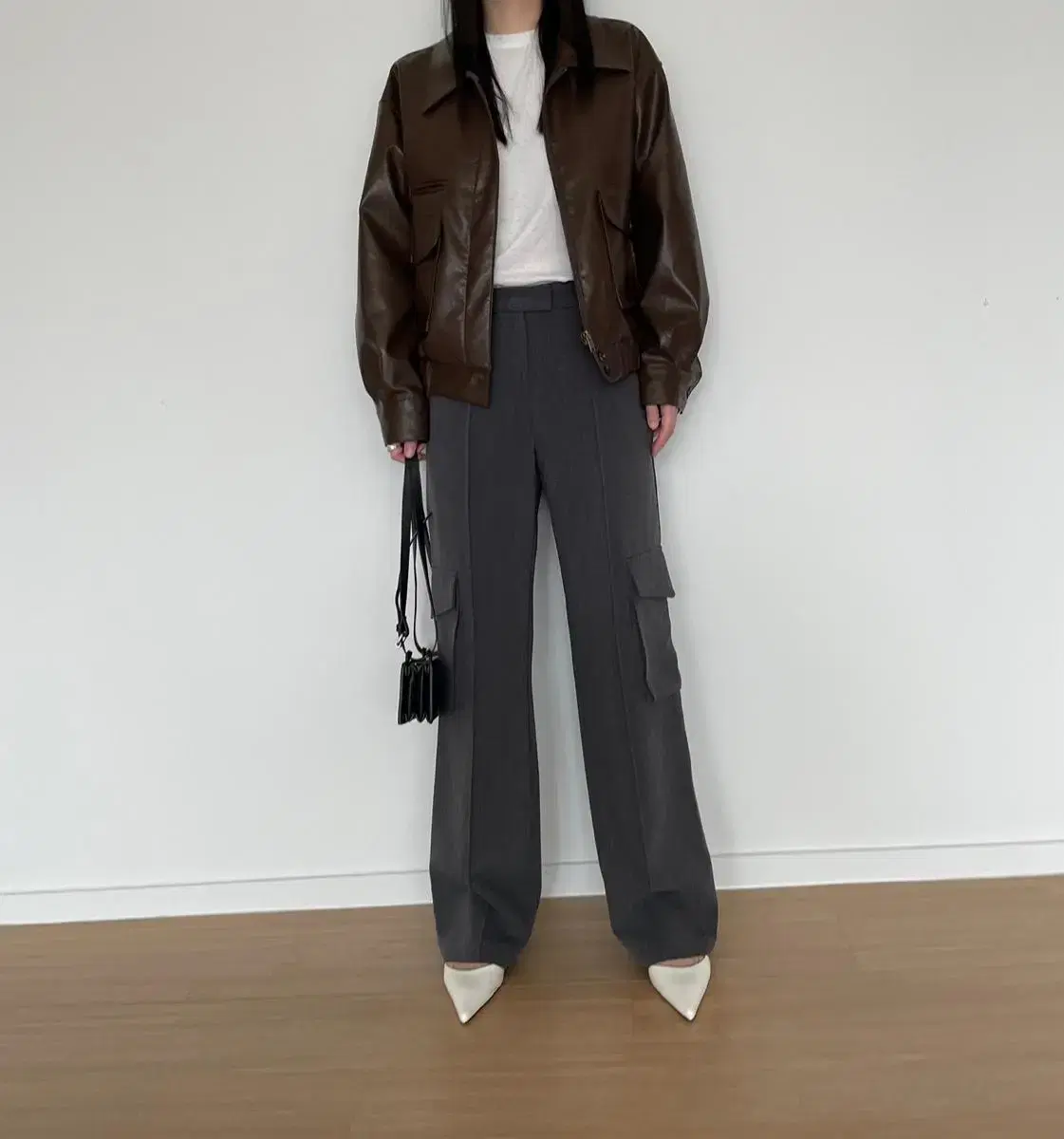 플라시드Hazel Cargo Trousers 새상품 미듐사이즈 판매