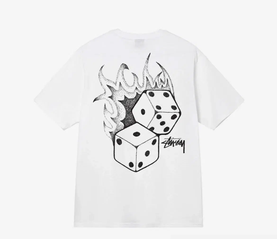 XL) Stussy Fire Dice T-Shirt