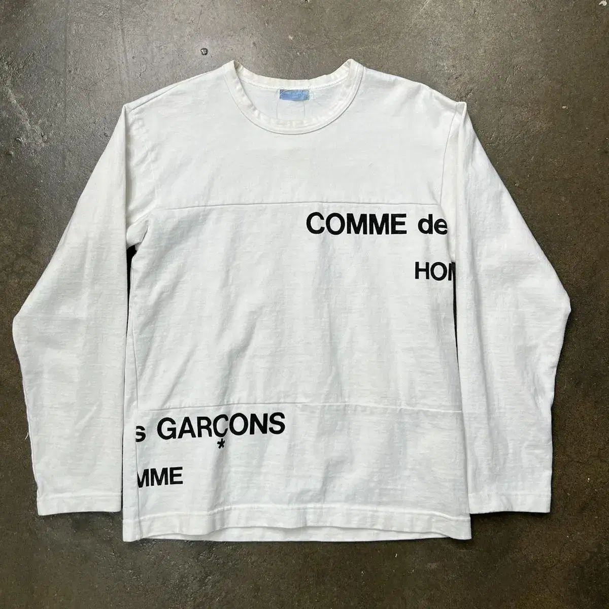 2001 Comme des Garçons Song Border T-Shirt M