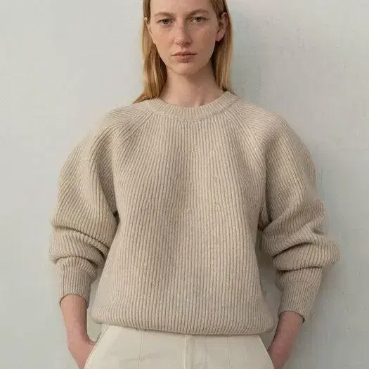 낫띵리튼 Volume ribbed knit