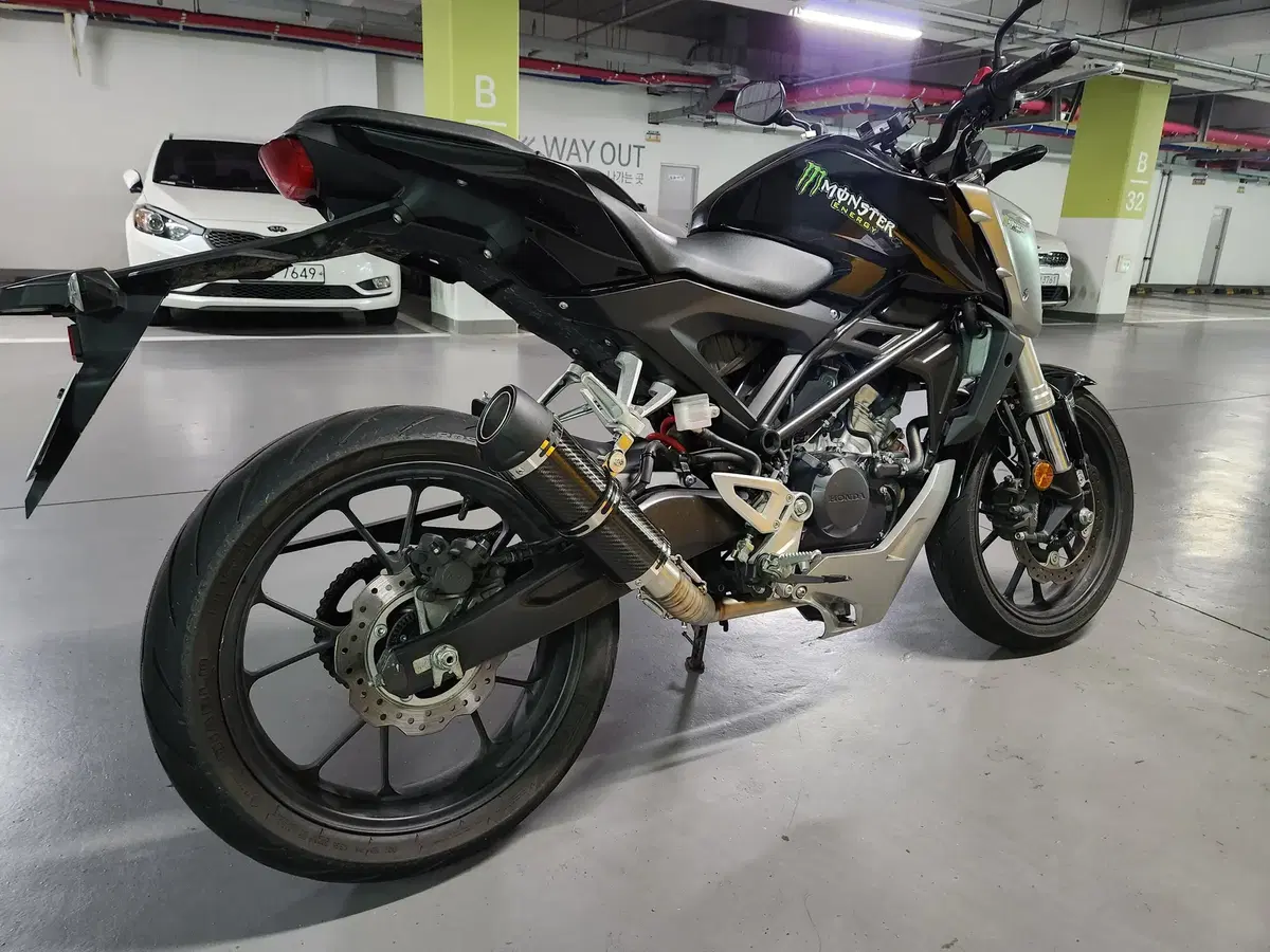 CBR125 CB125R 튜닝 머플러