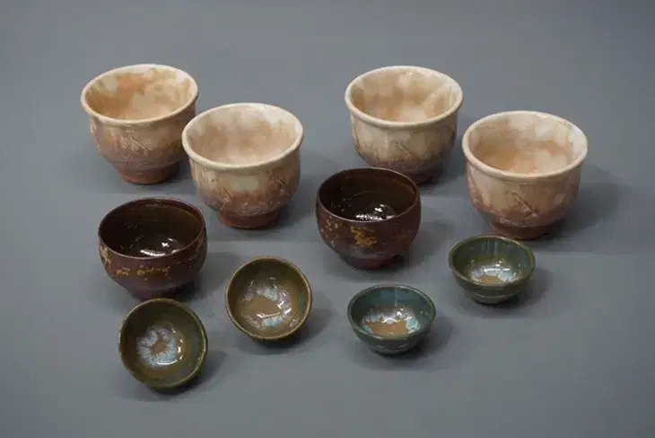 Hagiyaki & Anoyaki Tea Set 10 points