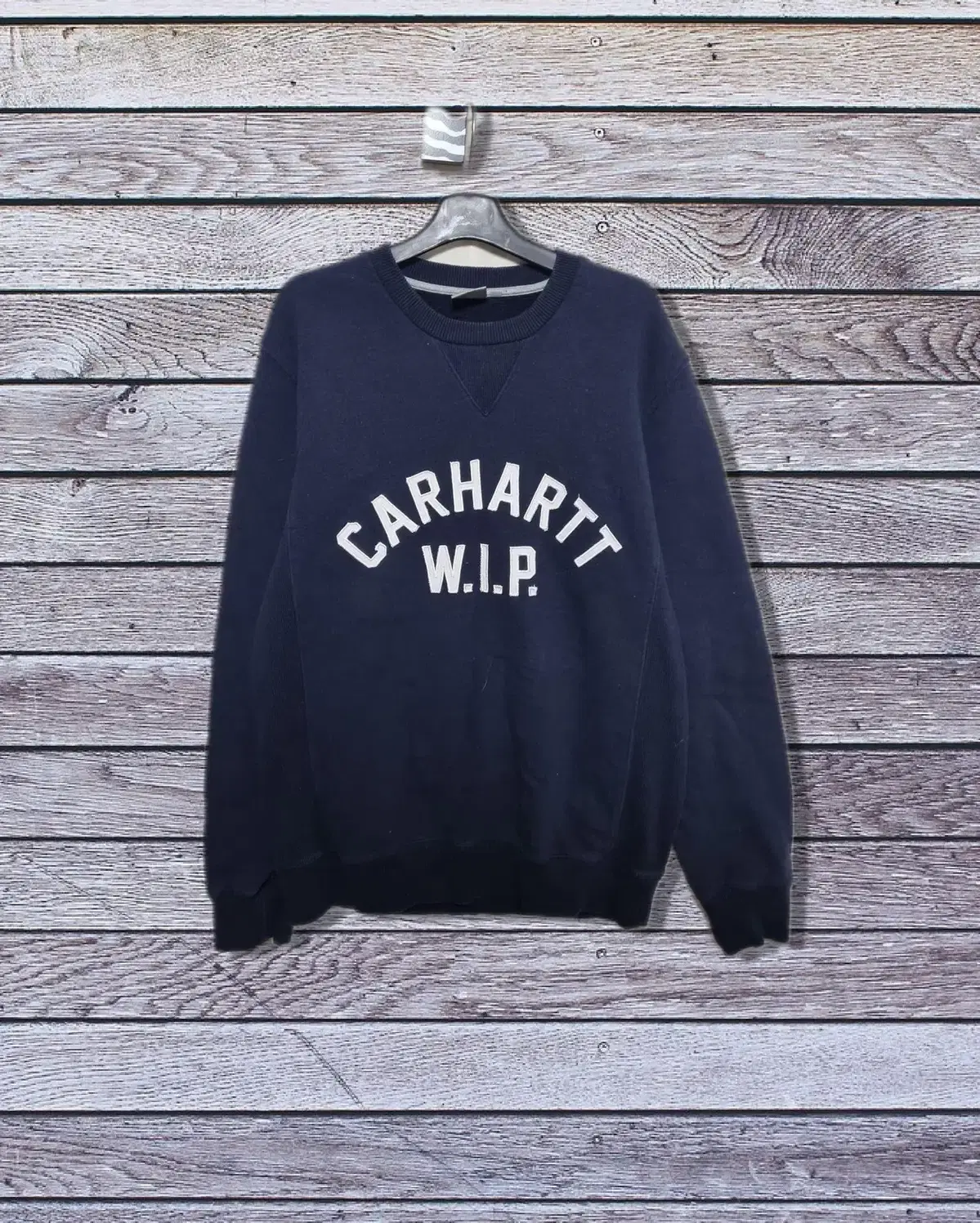 S) Carhartt WIP 칼하트 네이비 맨투맨 크루넥