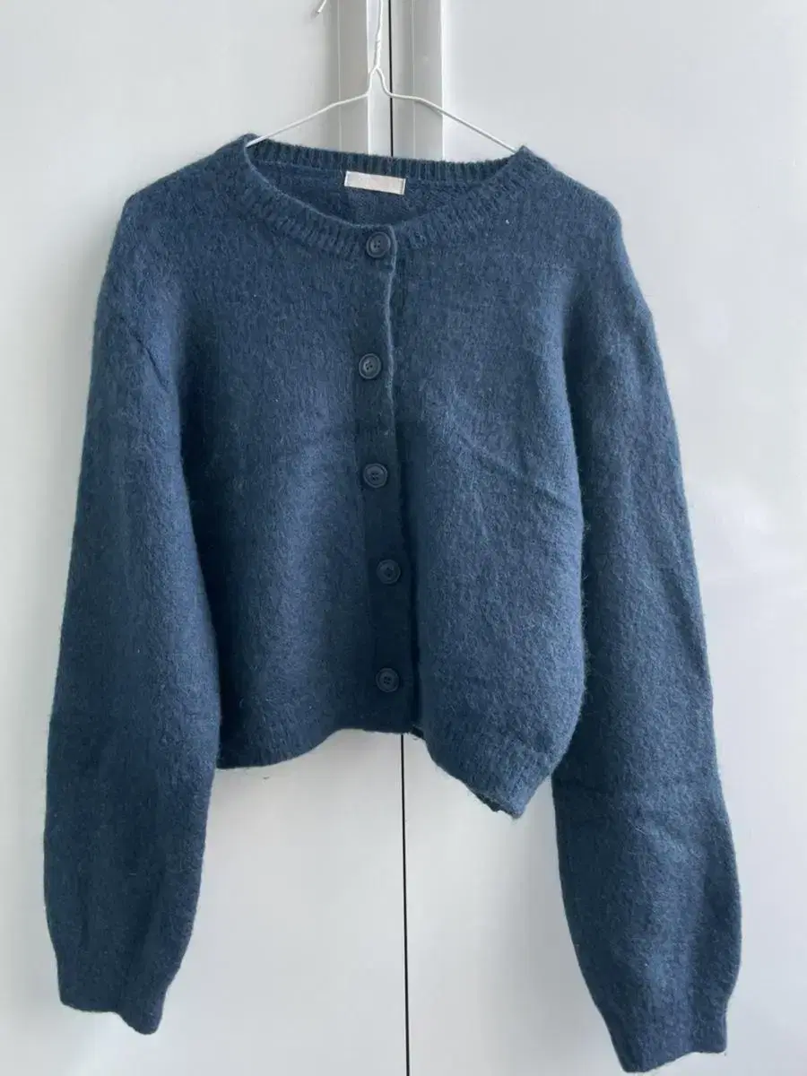 A chunky basic cardigan