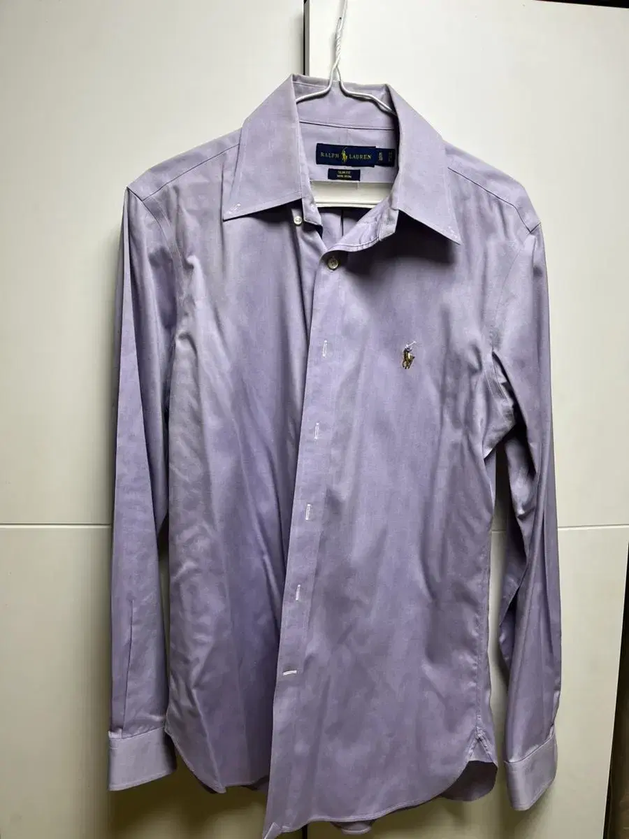 Polo Ralph Lauren Lavender shirt neckline 15