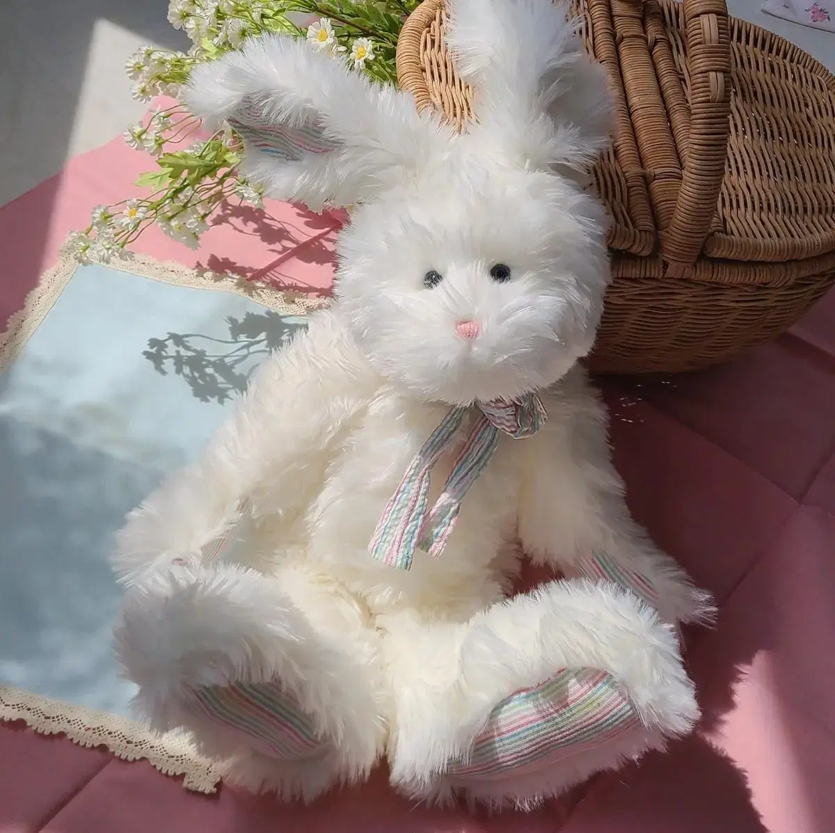 Boys Bear Striped Candy Vintage Bunny doll Fairyland