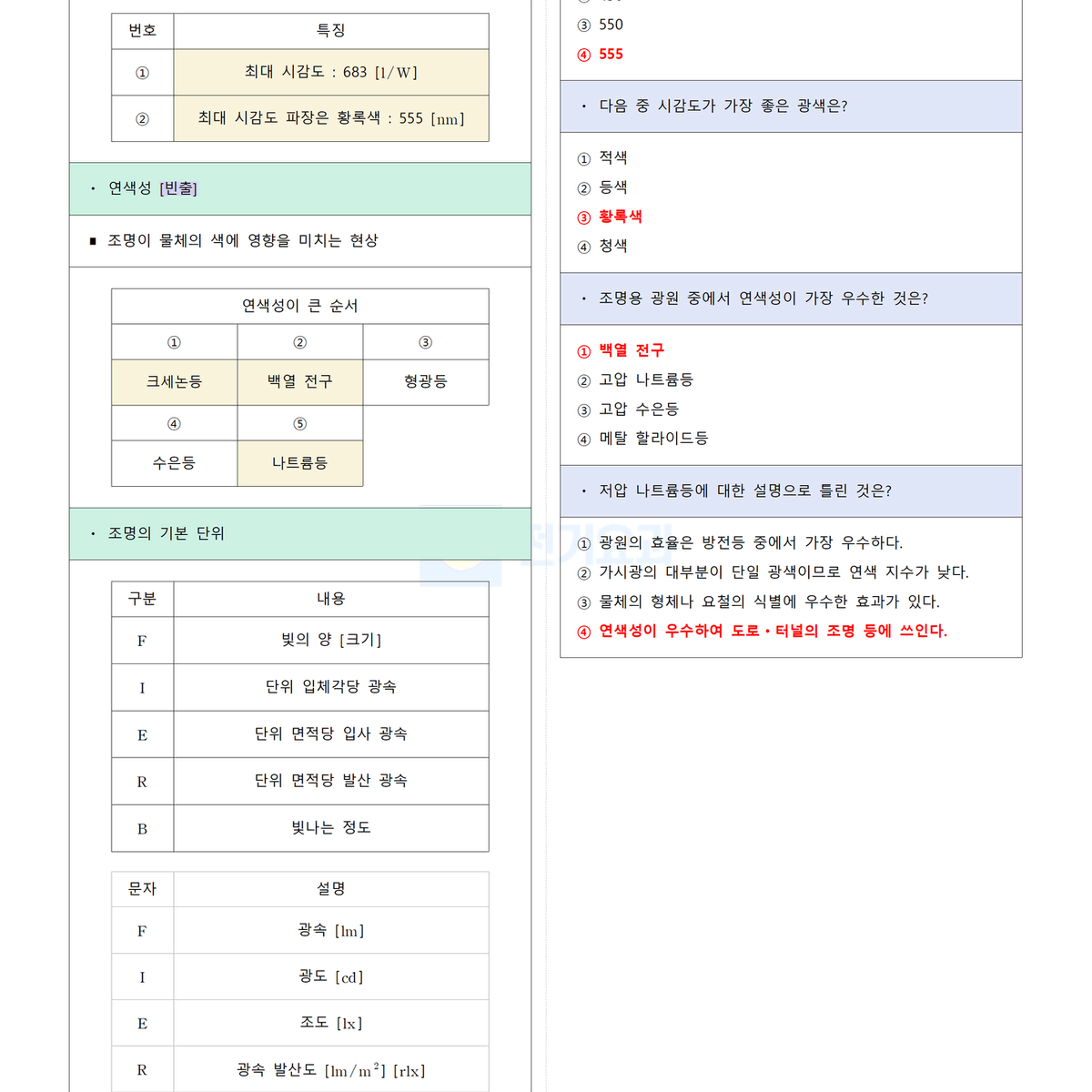 [필기] 전기응용 <전기공사기사>