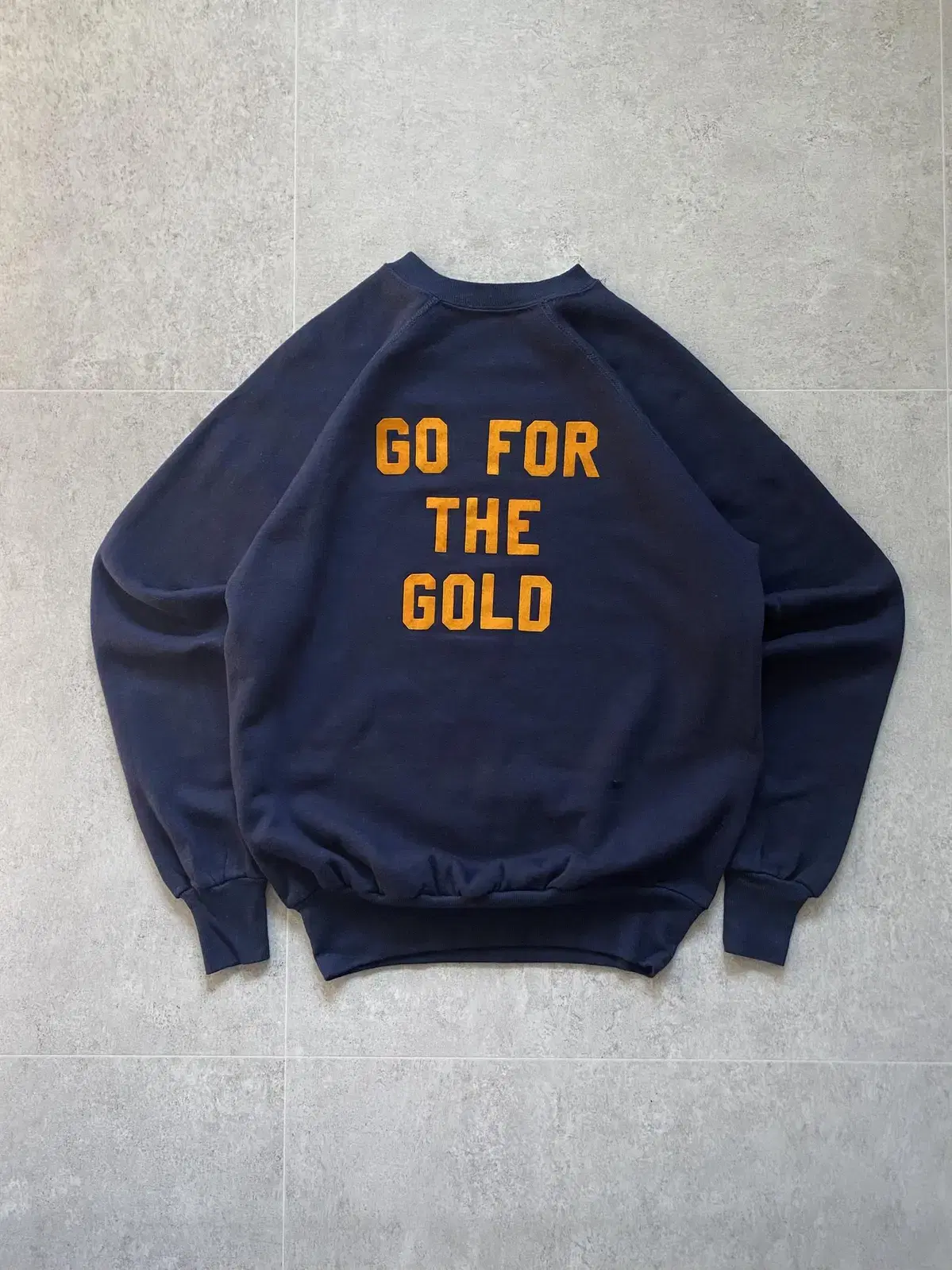 70's GO FOR THE GOLD 스웻셔츠 95~100