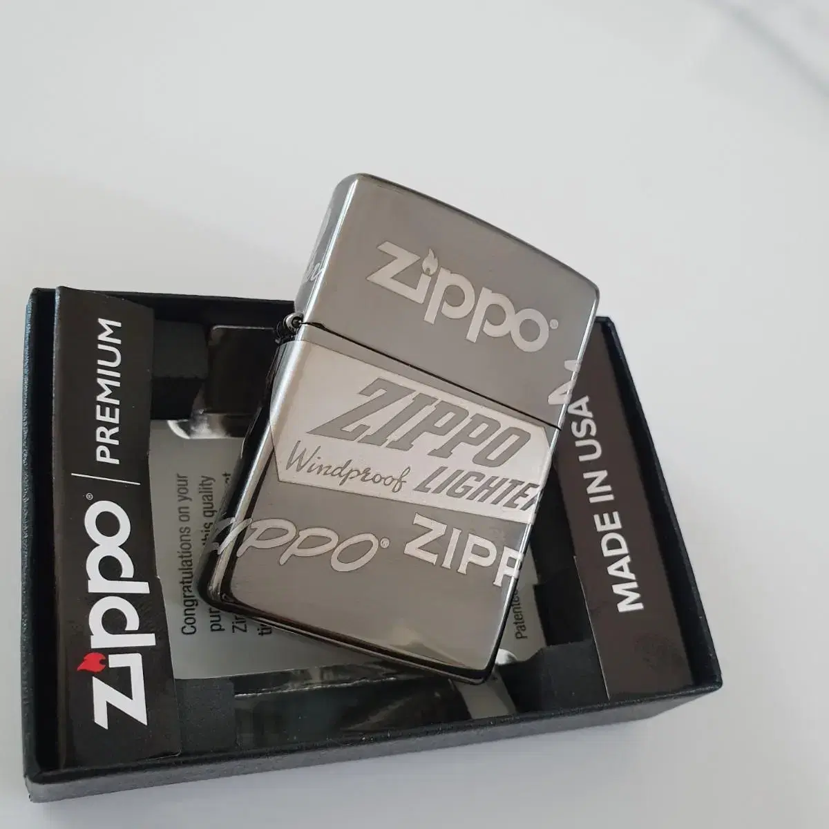 49051 ZIPPO LOGO DESIGN 정품 미개봉 새 지포라이터