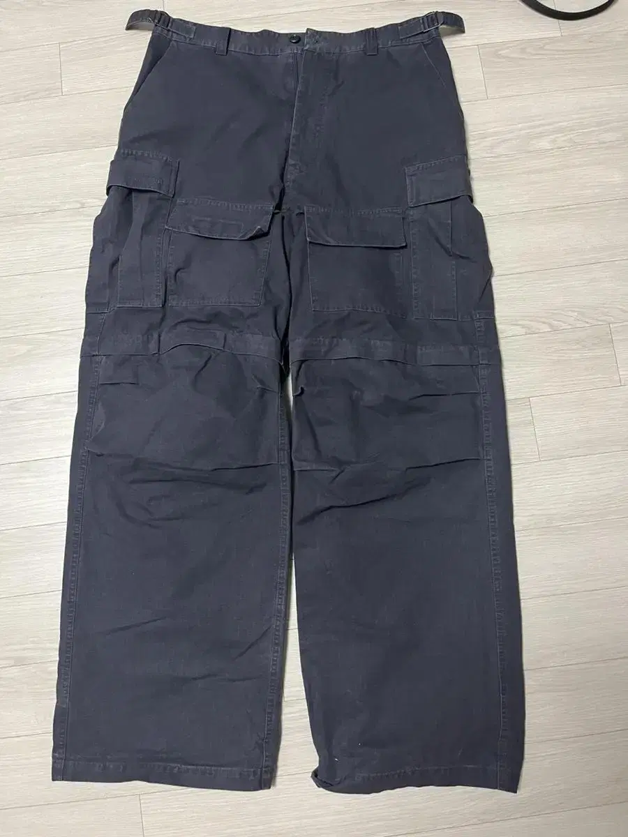 Balenciaga Ripstop Cargo Pants Navy 48