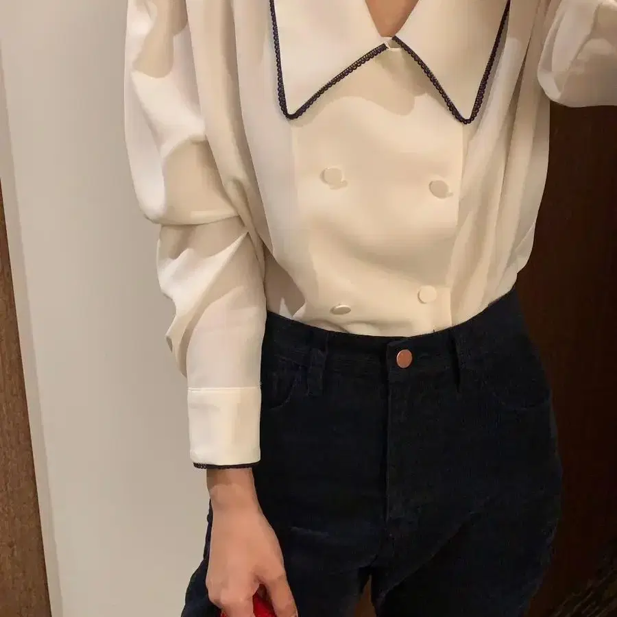 위드아웃썸머 블라우스 ellen blouse