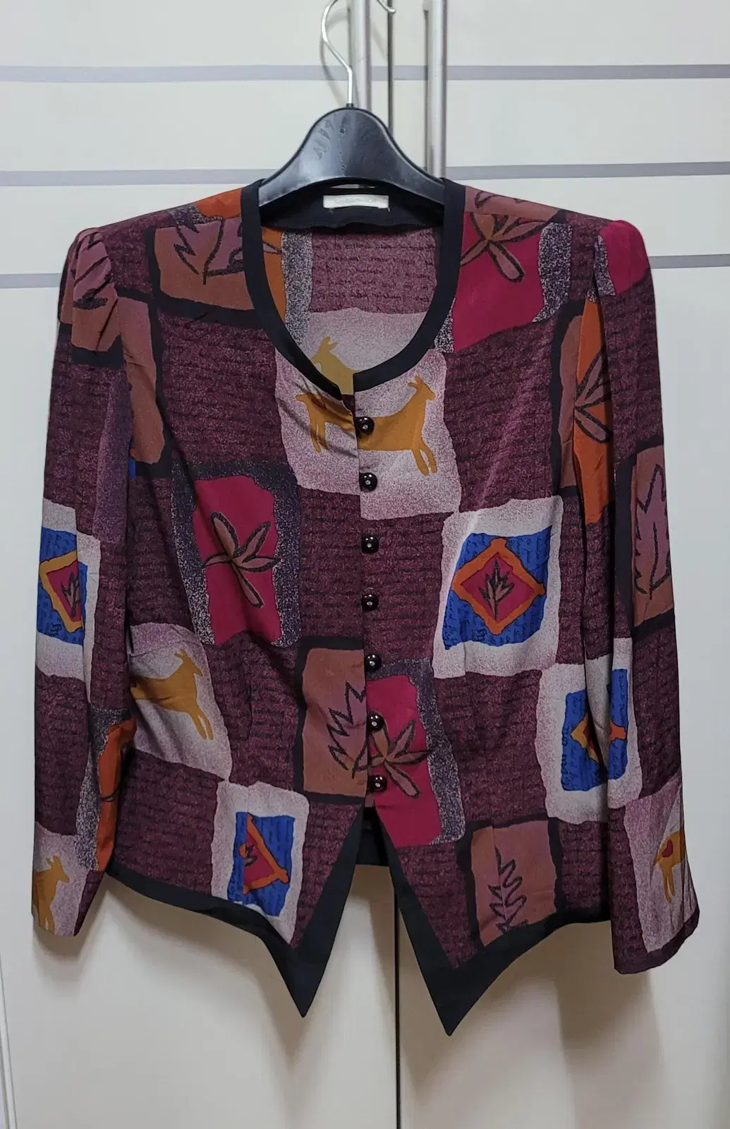 (in the closet) Vintage jacket-like blouse