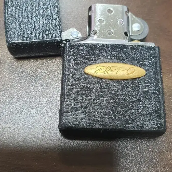 블랙크래클 지포라이터 2000년산 zippo lighter