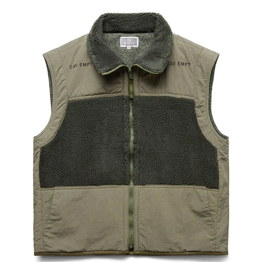 Cavempt Vest Cavempt boa fleece vest | Bunjang Global