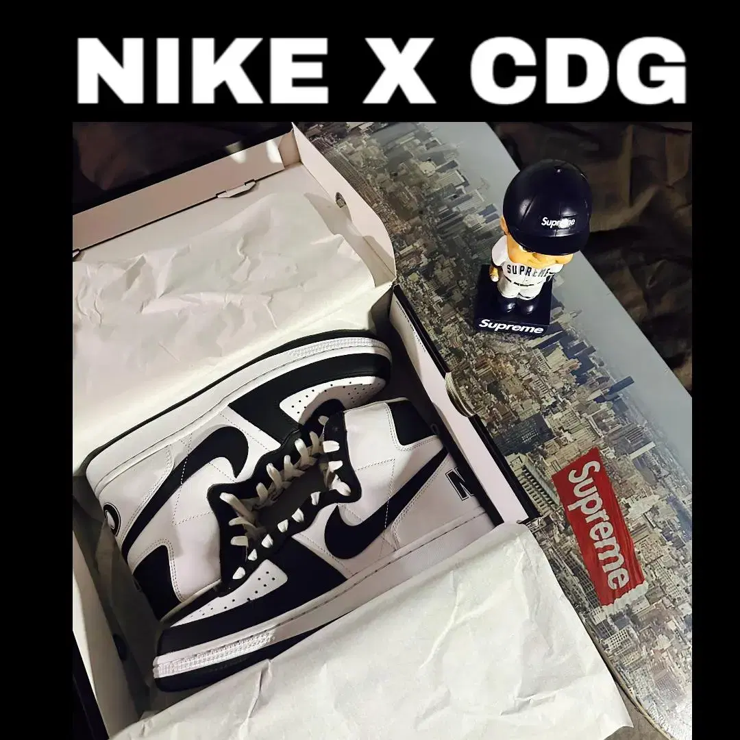 [260] NIKE X CDG 나이키 꼼데가르송 23ss 터미네이터 블랙