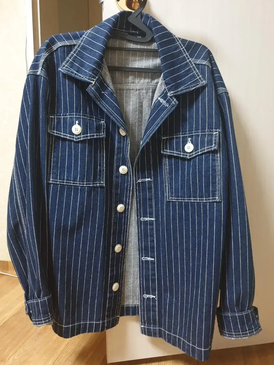 100% Men's Casual Jeans Jacket