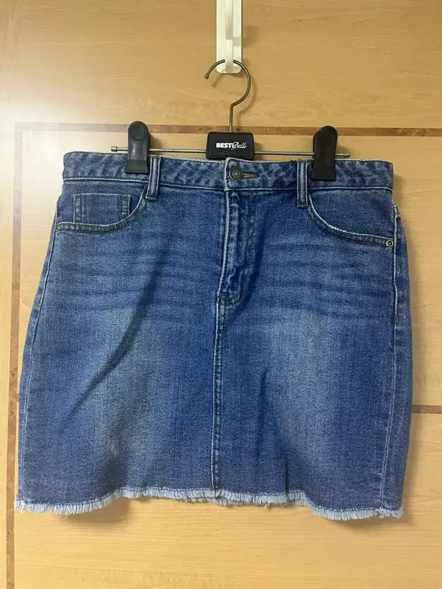 빈티지 청치마 FRJ Jeans 프린지 스커트