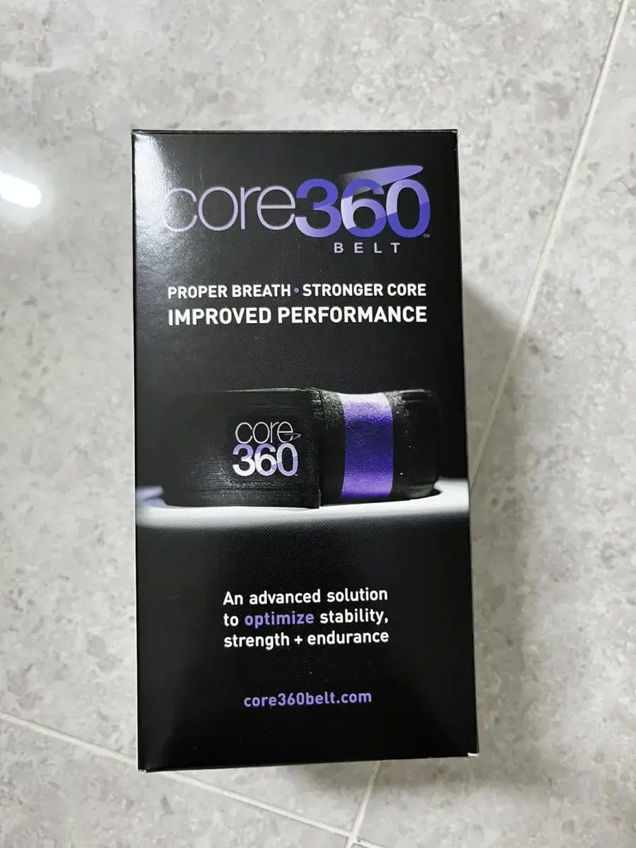 Core 360 belt 복압벨트 호흡훈련벨트