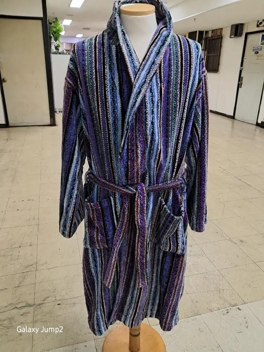 Japanese Missoni bathrobe, 100% cotton, XL, 112 cm long