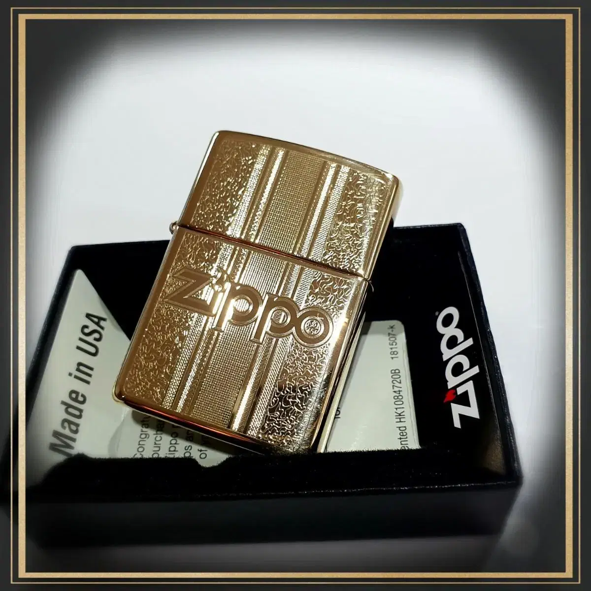 29677 ZIPPO AND PATTERN DESIGN 정품 지포라이터