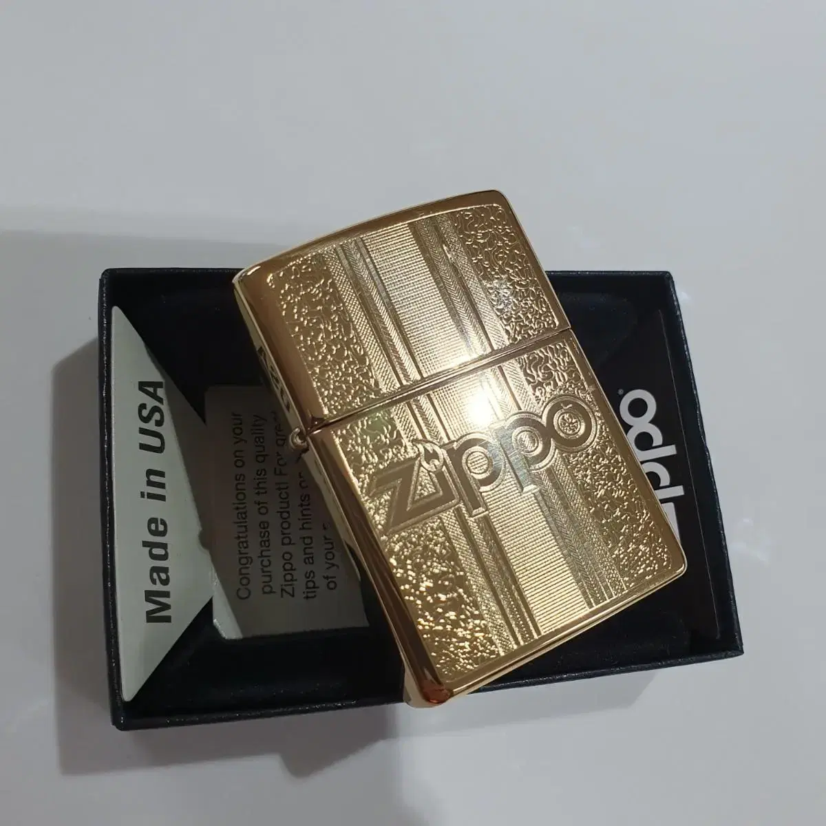 29677 ZIPPO AND PATTERN DESIGN 정품 지포라이터