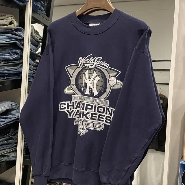 00s Lee 리 CHAMPIONS YANKEES 2000 스웻셔츠