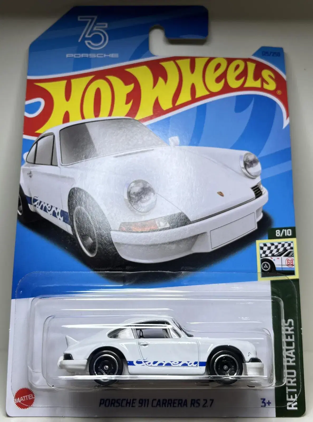 1:64 Hot Wheels Porsche 911 Carrera RS 2.7