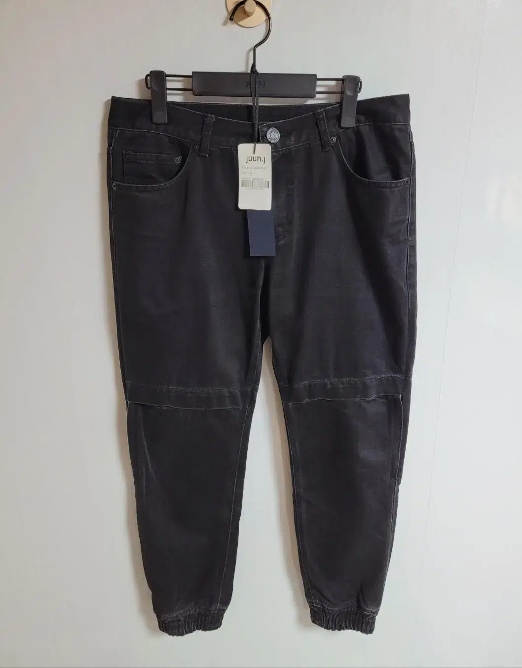 Junge Denim Velcro Zipper Jogger Pants 46 JC0321PD35