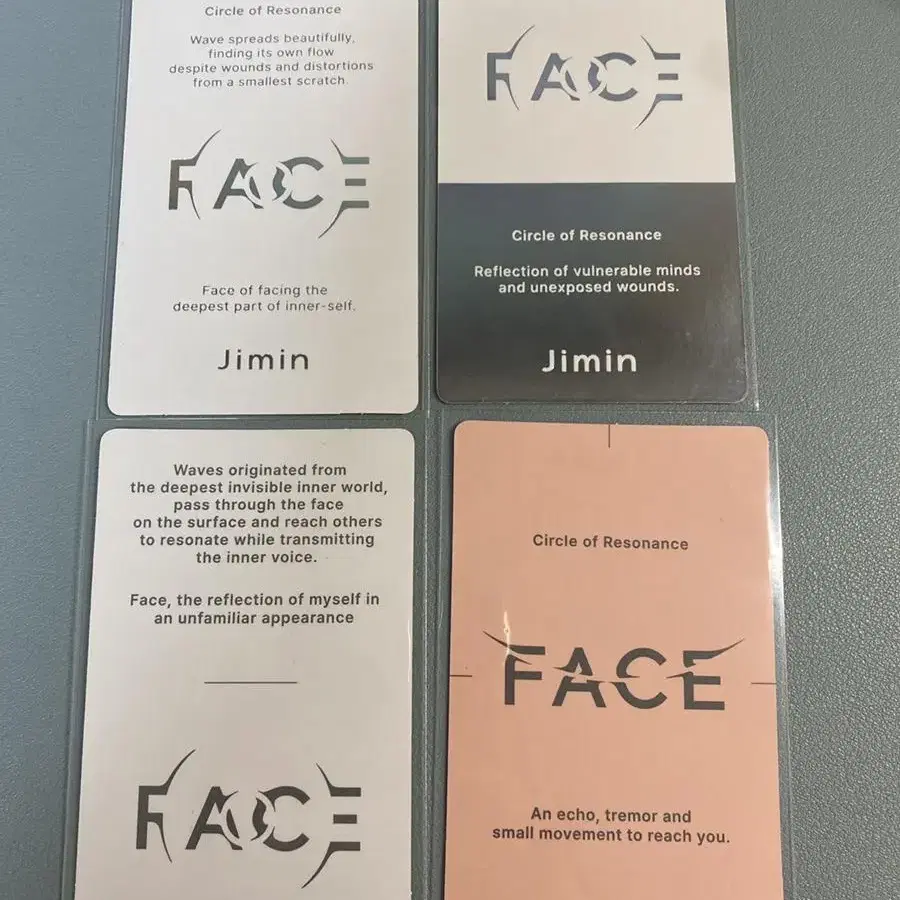 지민 face 포카 일괄판매