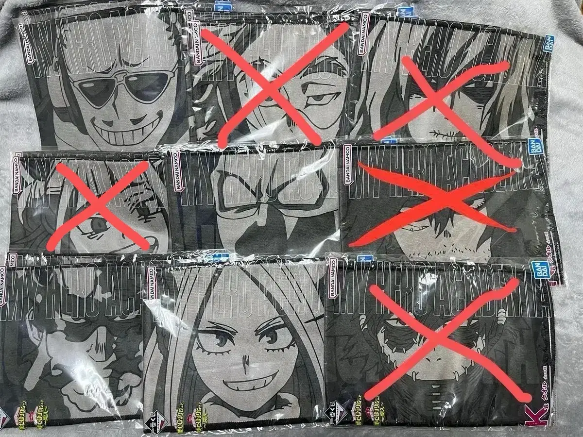 Unsealed) My Hero Academy First Lottery Towel