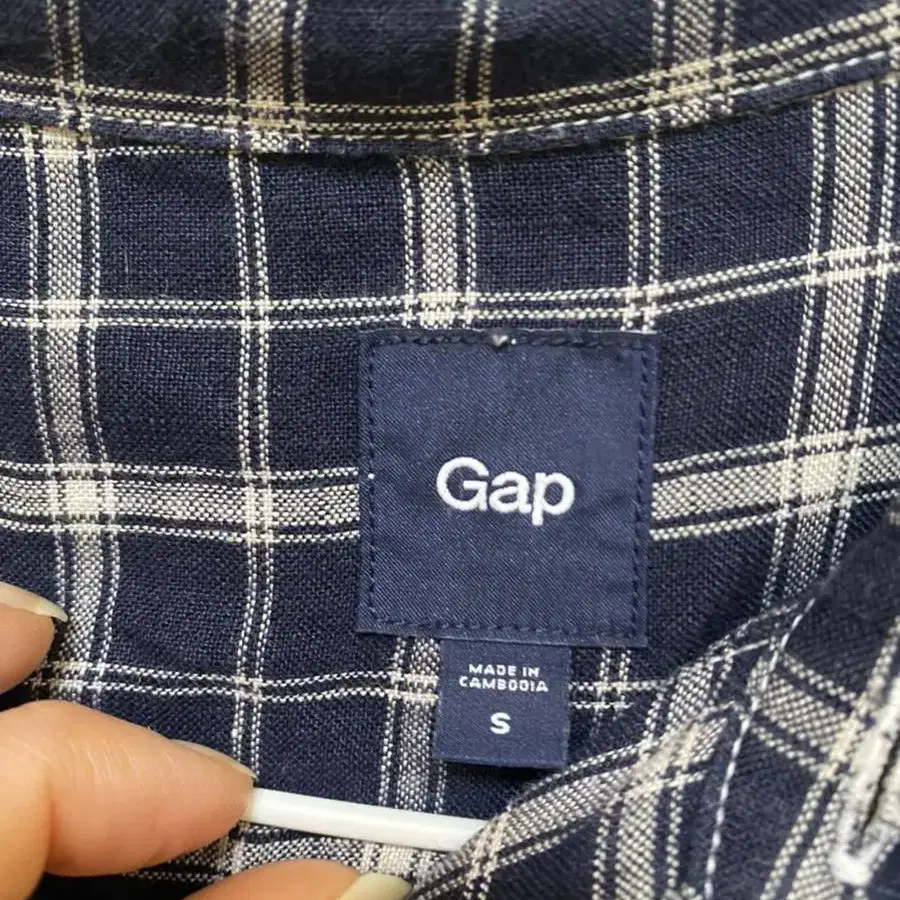 Gap 체크셔츠 S