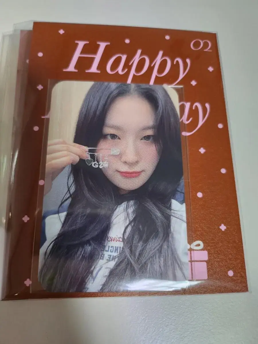 seulgi birthday photocard unsealed