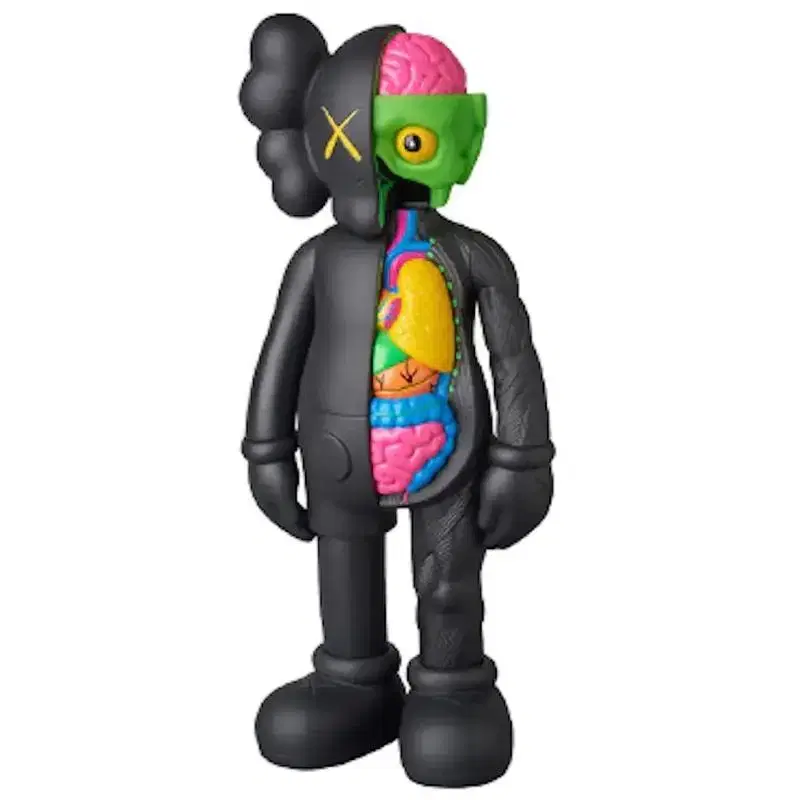 카우스 해부도 블랙 Kaws Companion Flayed black