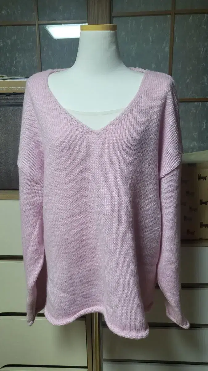 Pink knit